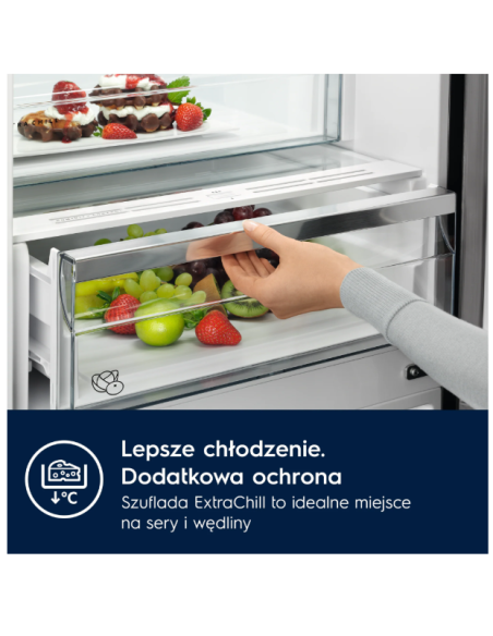 Lodówka do zabudowy Electrolux E8MNCC18S Cooling 360° 800 MultiSpace 177,2 cm
