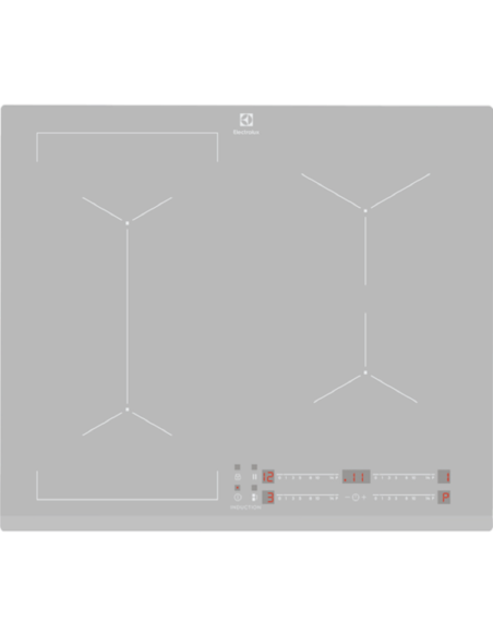 Płyta indukcyjna Electrolux EIV63440BS Bridge 600 SLIM-FIT 60 cm