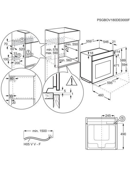 Piekarnik parowy Electrolux EOB7S31Z SteamBoost 800