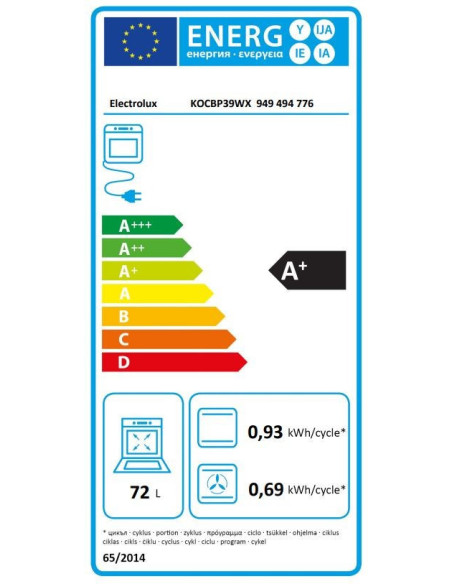 Piekarnik parowy Electrolux KOCBP39WX SteamCrisp 700 pyroliza