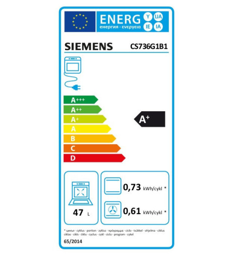 Piekarnik kompaktowy Siemens iQ700 z parowarem iQ700 CS736G1B1