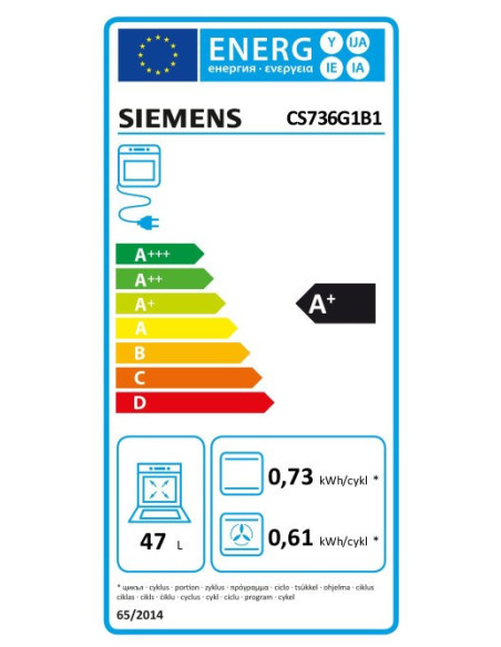 Piekarnik kompaktowy Siemens iQ700 z parowarem iQ700 CS736G1B1