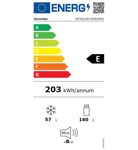 Lodówka do zabudowy Electrolux LNT3LE14S ColdSense 500 144,1 cm 2